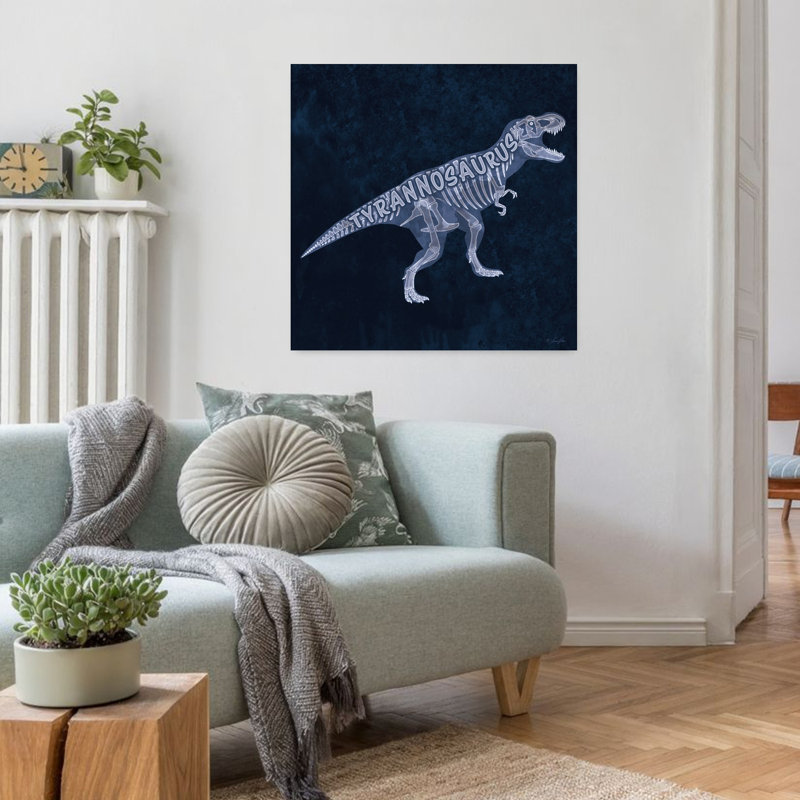 Tyrannosaure, art contemporain, H 32 po x l 32 po