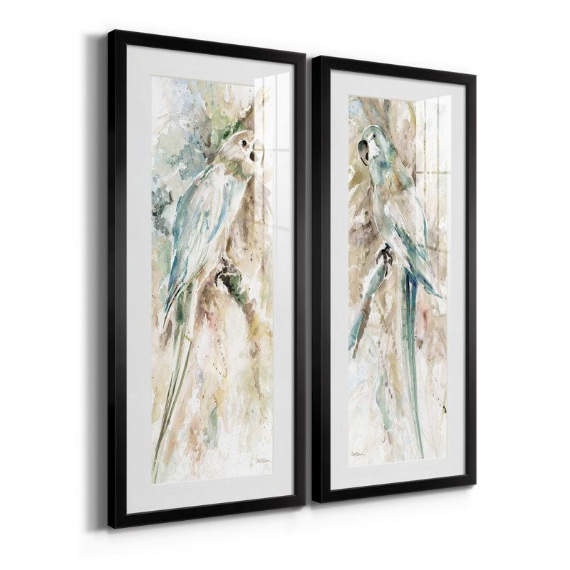 Cadre photo, ensemble de peintures sur papier, Cadre noir