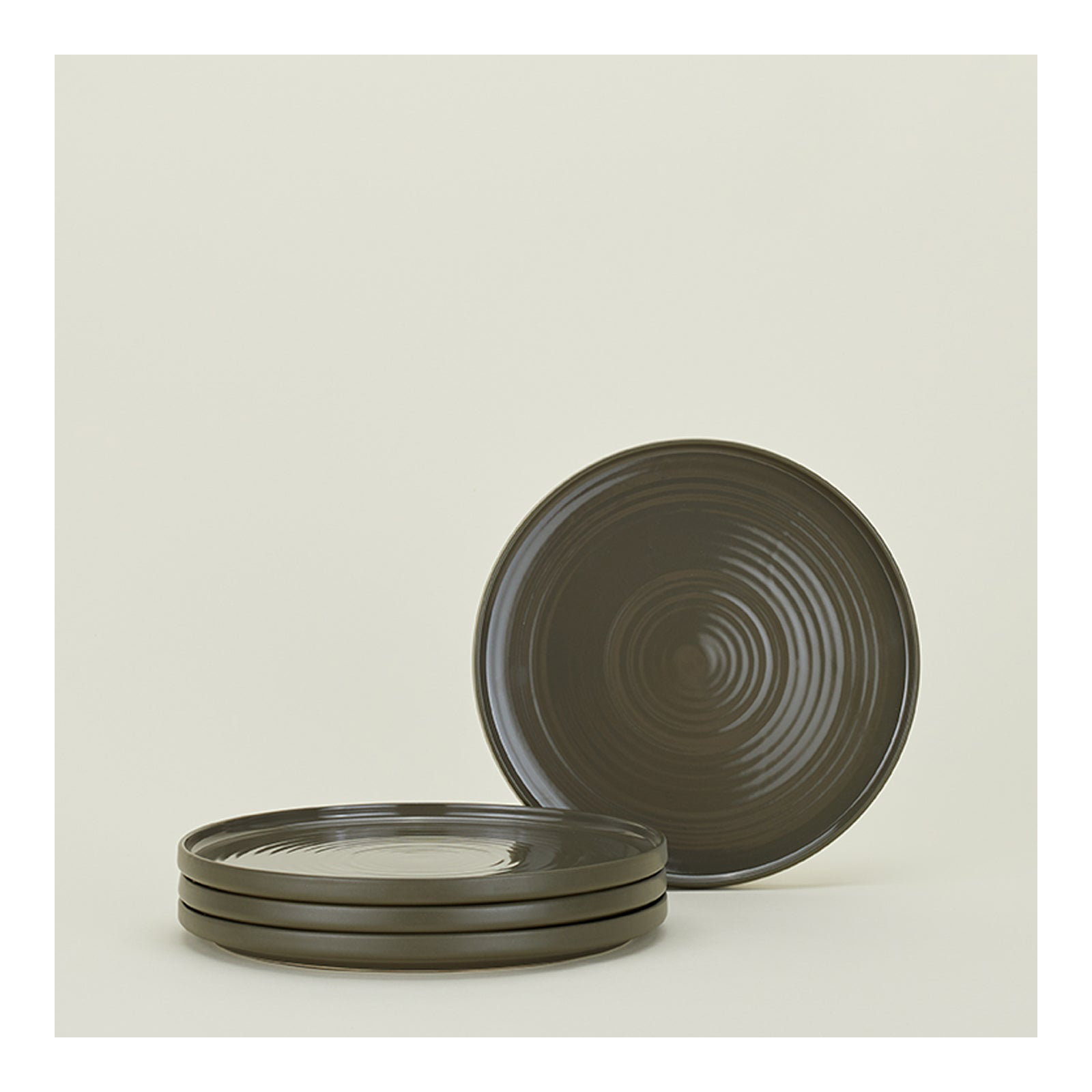 Edelare - Dinner Plate - Set Of 4, Olive