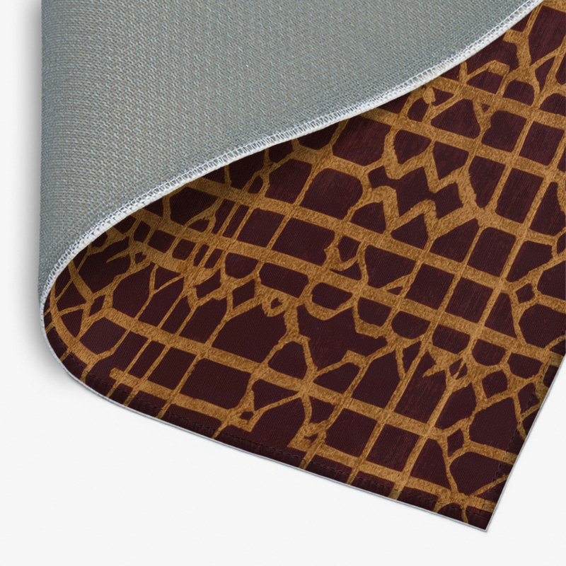 Tapis noir intérieur et extérieur Trellis, Rectangulaire 2 pi x 3 pi