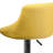 Occoquan Vinyl Bucket Seat Adjustable Height Barstool with Diamond Pattern Back-2090003965