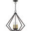 Lustre géométrique à 5 lumières Leena-111861483