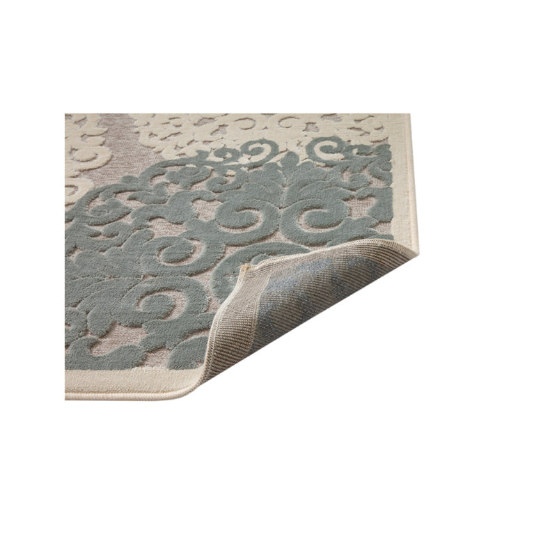 Tapis gris / brun clair / ivoire Declan