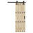 84'' Solid Wood Paneled Matte without Installation Hardware Kit Barn Door-69966380-69966382