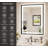 LED lighted Mirror with Tempered Glass, Metal Frame, Frontlit & Backlit-1660127426