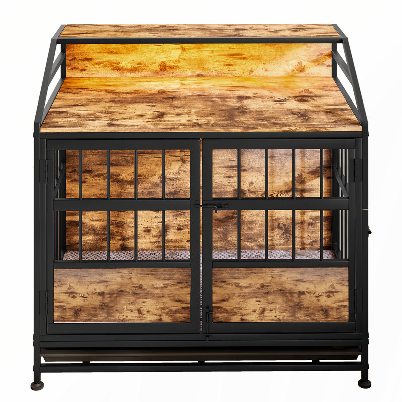 Cages multi-fonctions pour chien avec rangement pour grand / moyen chien, 31.5" H x 31.5" W x 19.69" D