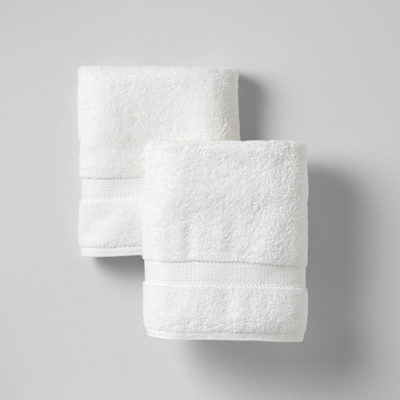 Débarbouillette en coton Payten Classic, Blanc