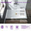  48" W x 36" D Single Threshold Non-Slip Solid Surface Shower Pan Base with Drain Assembly and Drain Cover Included-65113630-65273932