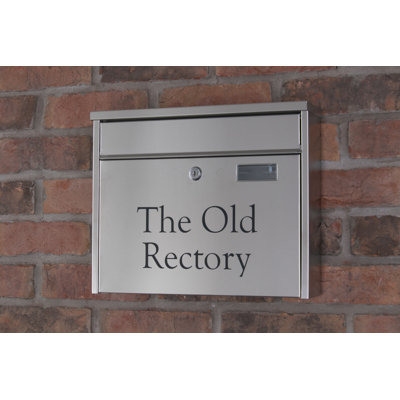 Limewood Locking Wall Mounted Letter Box