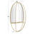 Chiriac Solid Wood Circle Wall Mirror