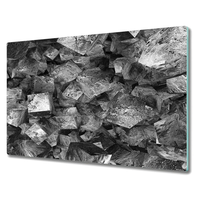Nahabed Tempered Glass Lumps Chopping Board, 52cm x 60cm