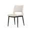 Ensemble de 2 chaises de salle à manger en cuir de polyuréthane moderne et minimaliste, avec un dossier confortable, un support de pieds en métal, convenant aux restaurants, cuisines et bureaux.-1478742266