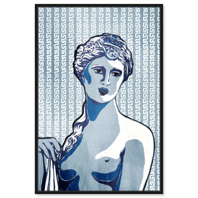 «A Lady in Blues», reproduction d'art sur toile par Art Remedy