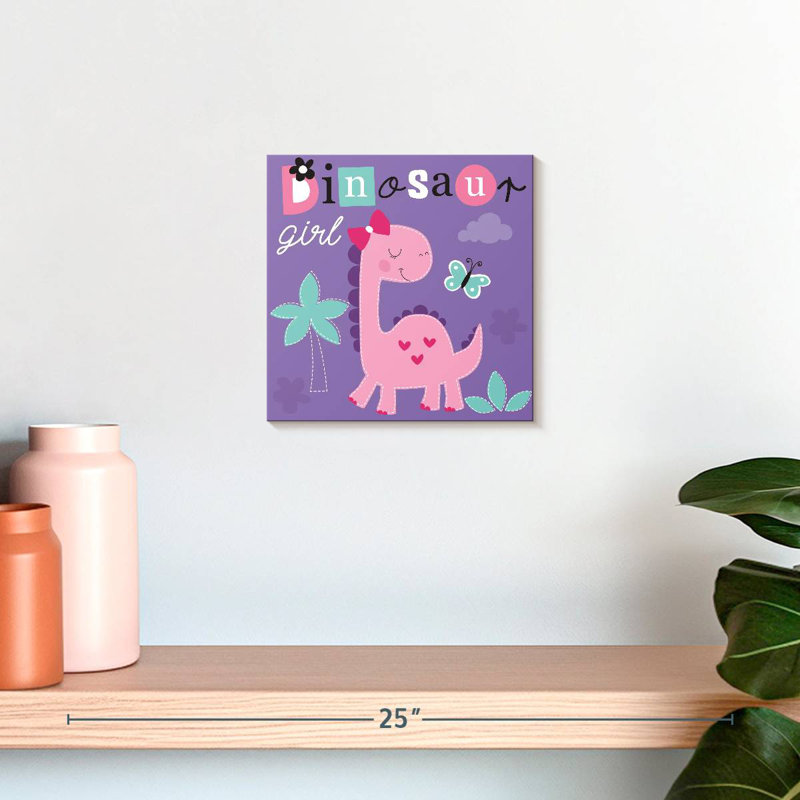 «Ashelle Dinosaur Girl», typographie, H 10 po x l 10 po