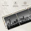 Noir Chicago Skyline, 3 pièces-1416499271