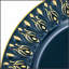 8 Pack Durable Plastic Charger Plates for Elegant Dining and Event Decor, 14 Inch, Colourful and Stylish