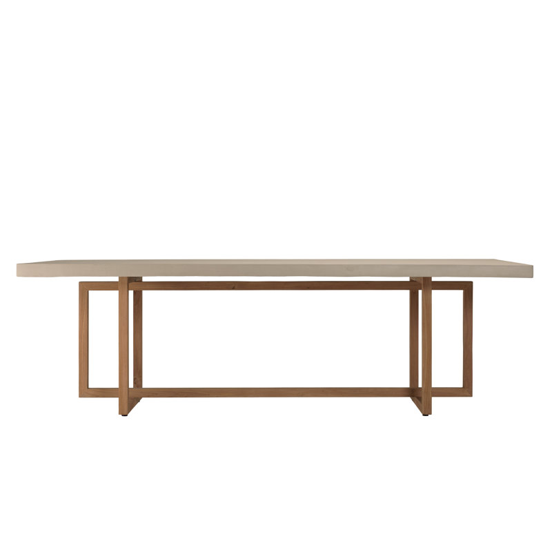 DAK Solid Wood Base Dining Table