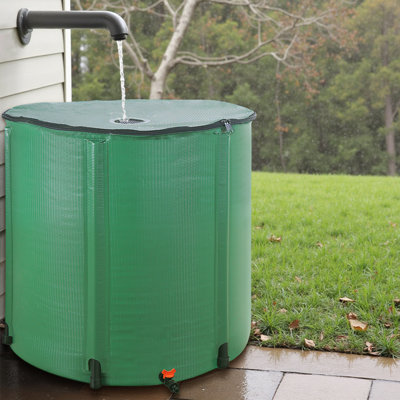 200 Gallon Collapsible Rain Barrel Portable Water Storage Tank