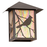 9" Wide Seneca Song Bird Right Wall Sconce