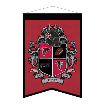 Décoration murale NFL Atlanta Falcons Crest | 15 x 22 po