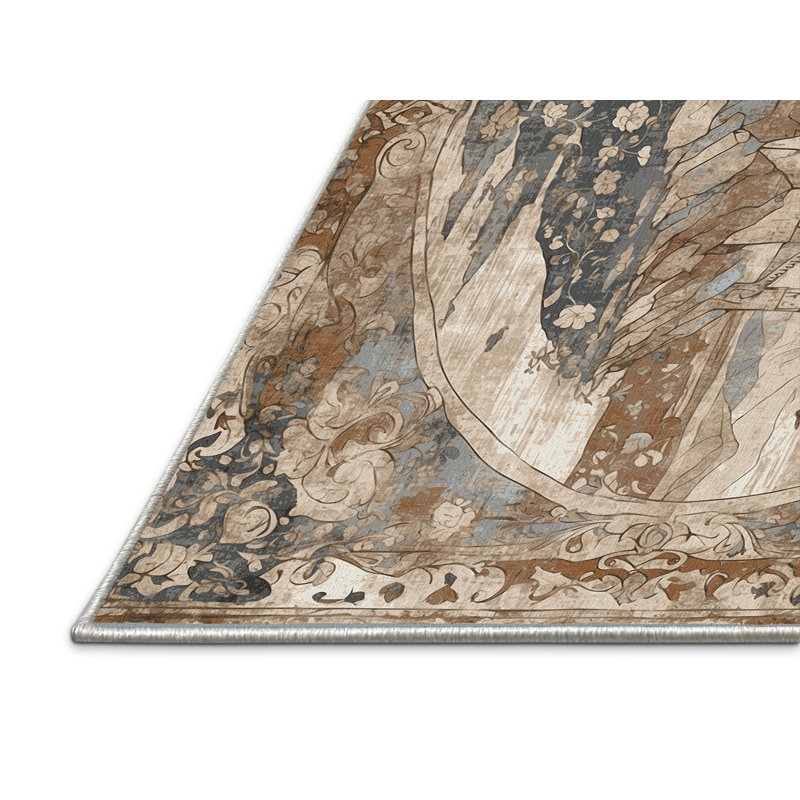Clifftop Citadel Rug, Rectangle 6' x 9'