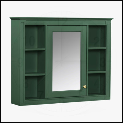 Modern Wall Mounted Bathroom Cabinet with Multiple Storage Options and Stylish Design