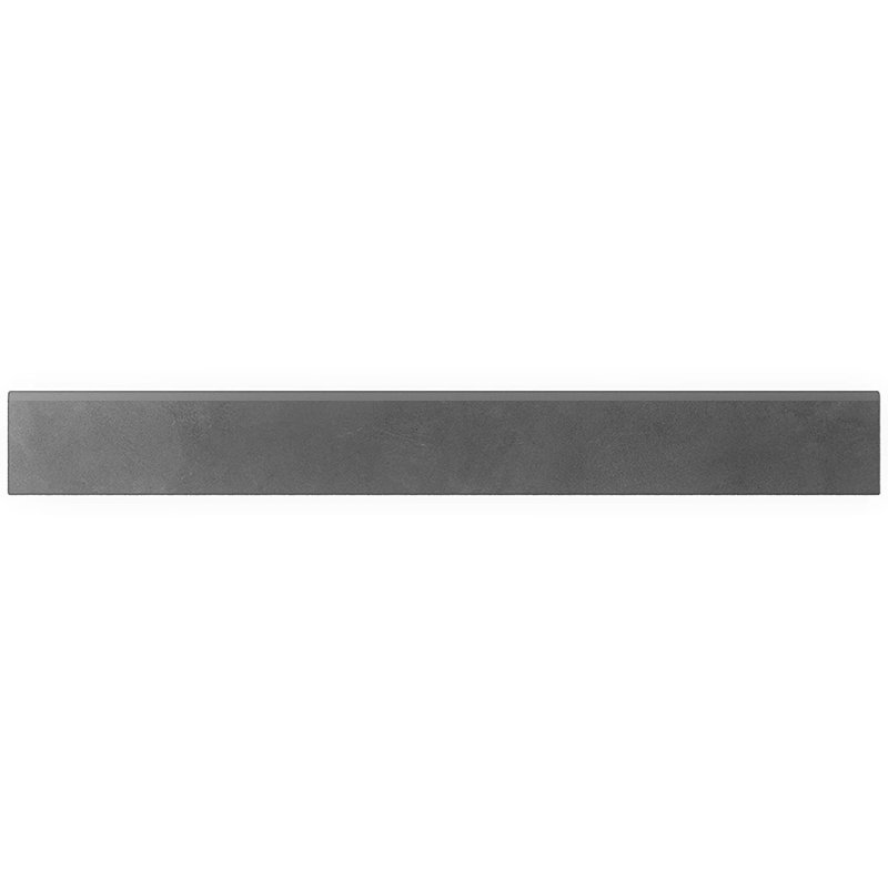 Clay 3X32 Matte Porcelain Bullnose, Verve Gray