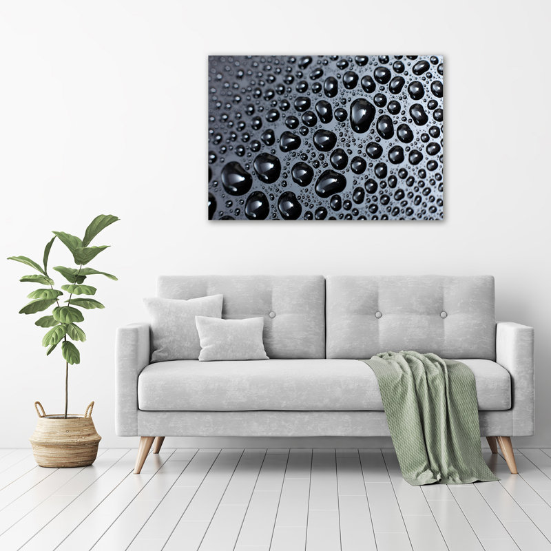 Drops Of Water - Wrapped Canvas Print
