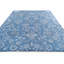 Tapis bleu noué à la main de haute qualité