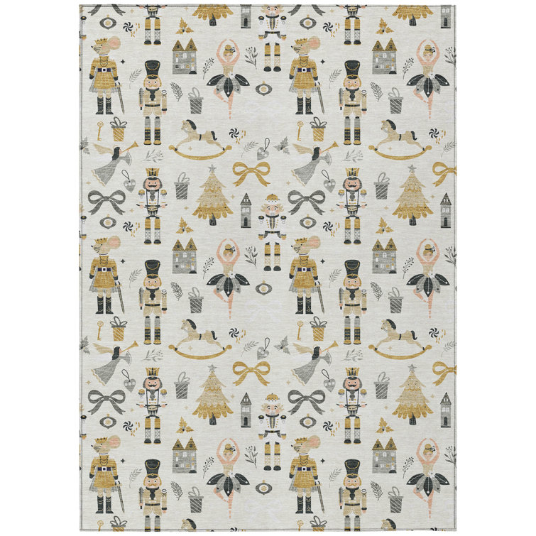 Xhevrie Machine Woven Area Rug