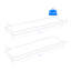 Barlag 2 Piece Floating Shelf