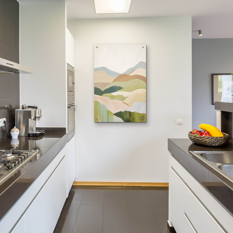 «Abstract Mountain 2» par Petals Prints Design, H 36 po x l 24 po x P 0,2 po