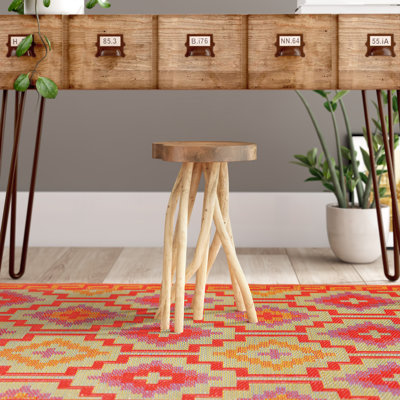 Folsom Solid Wood Accent Stool