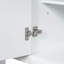 Meuble-lavabo de 36 po avec plateau en céramique, une armoire et trois tiroirs Rigden-1095243731