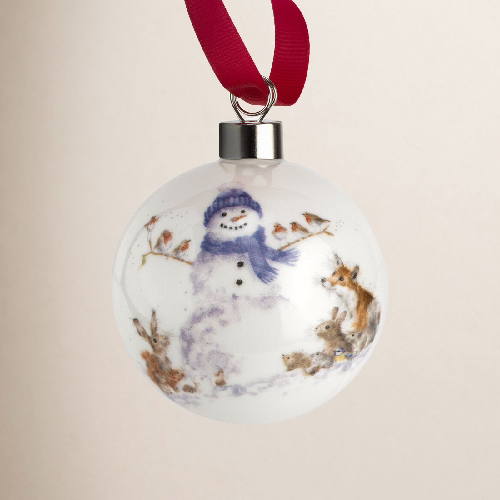 Wrendale Designs 5" Porcelain Bauble