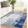 Elrosa Abstract Blue/Off White Area Rug