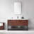 Mahon 60'' Free Standing Single Bathroom Vanity with Cultured Marble Top-1277127313-1277088493