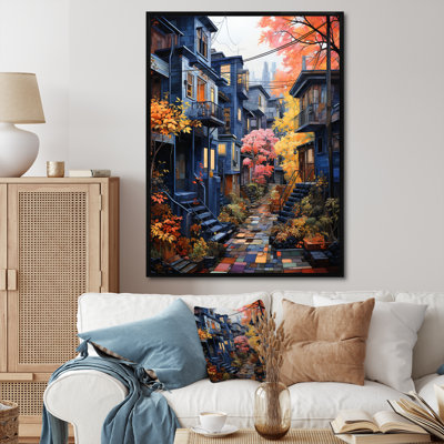 Hoyet " Cityscape Alleyway Patchwork VI "