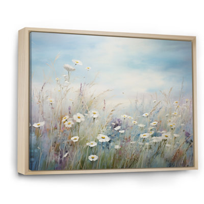 " White Wildflowers Whispering Breeze I "