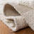 Simonsen Natural Fiber Hand Woven Wool/Viscose/Cotton Geometric Rug in Ivory/Beige-1358530464