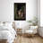 Rabbit Sit In The Window - 1 Piece Rectangle Graph " Rabbit Sit In The Window - 1 Piece Rectangle Graphic Art Print On Wrapped Canvas "-1470701516