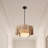20Inch 4 - Light Drum  Rattan Chandelier