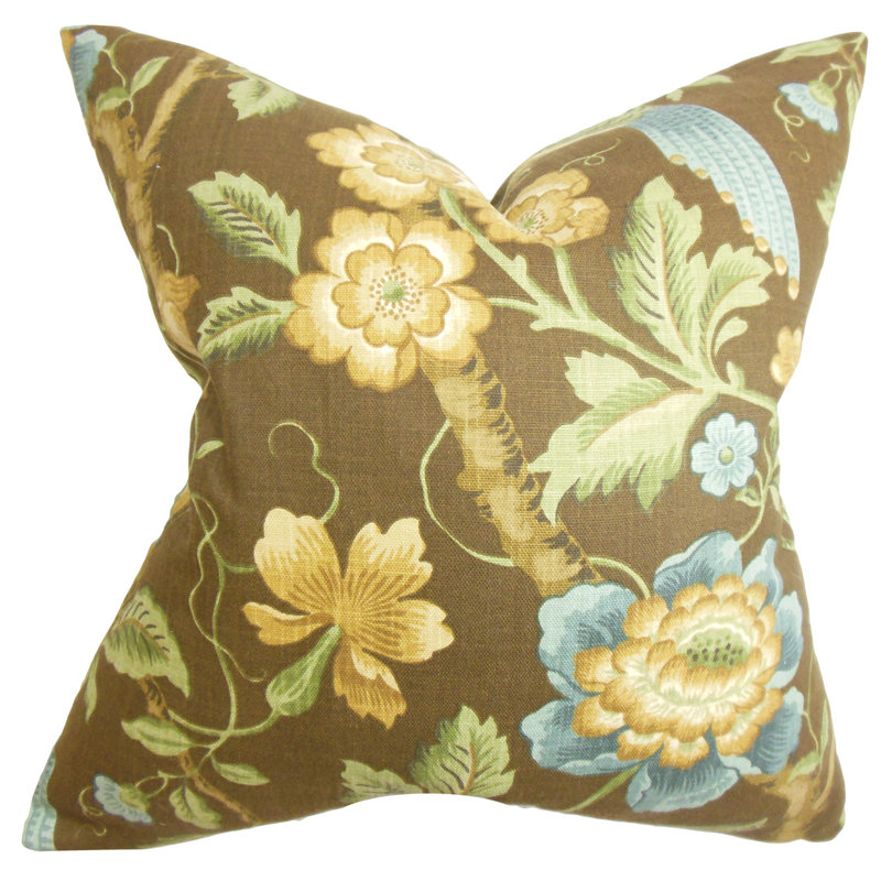 Iselin Square Pillow Cover & Insert, Tourmaline, 20" x 20"