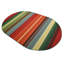 Tapis intérieur / extérieur à rayures Meliton - rouge / vert / bleu / orange-897101480