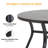 Salem 44" Round Metal Outdoor Dining Table