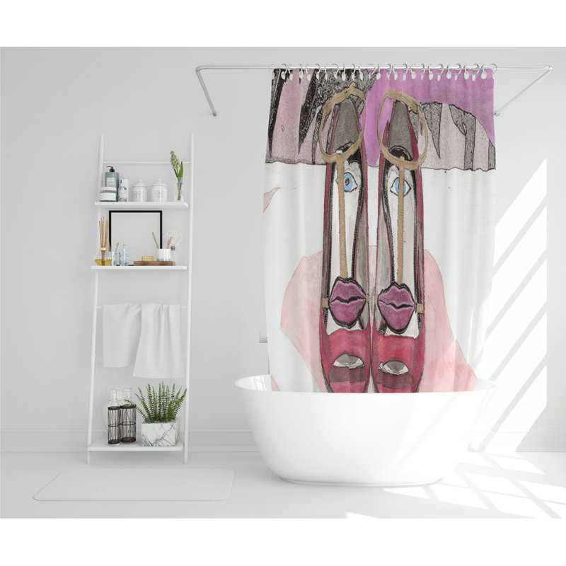 Quach Polyester Shower Curtain Set