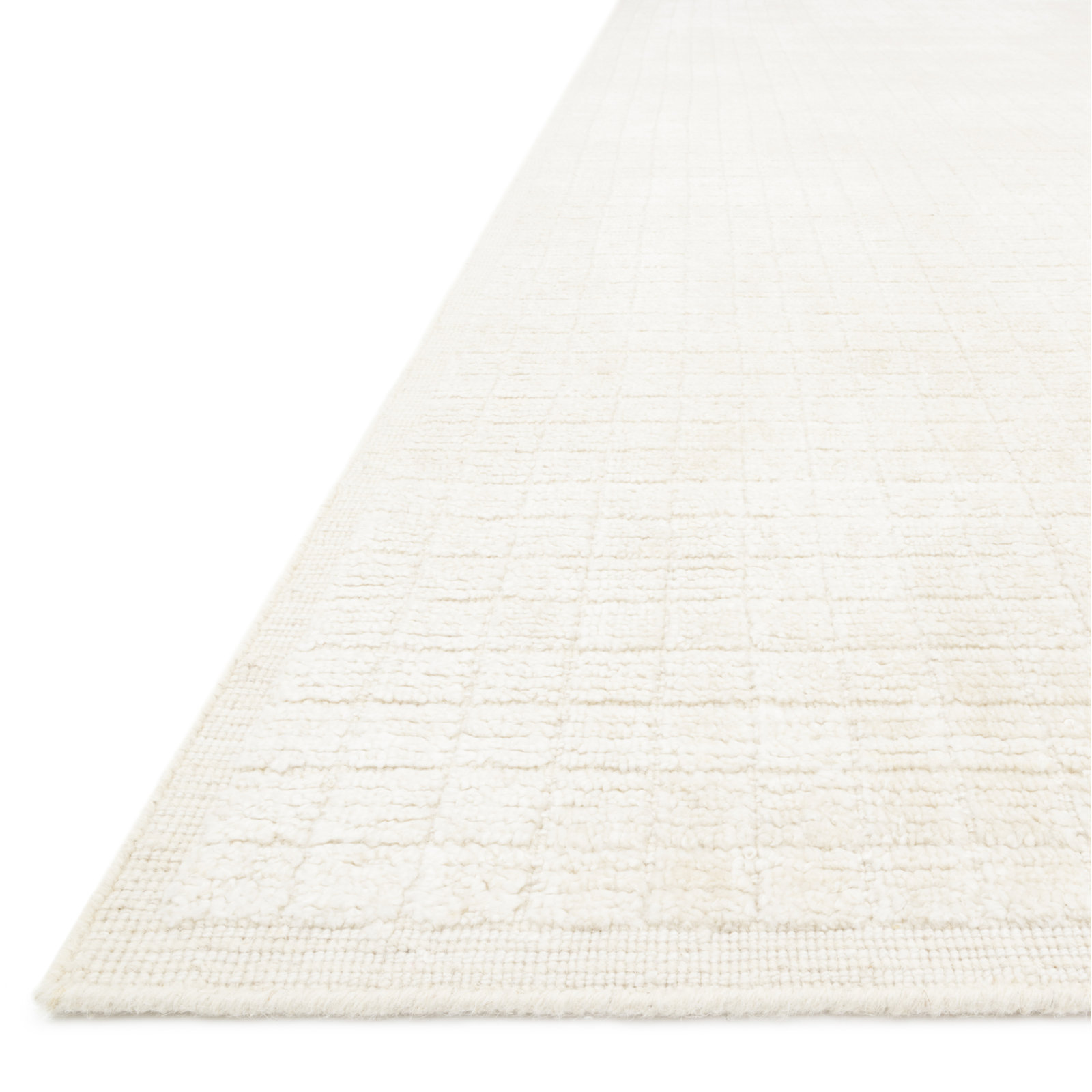 Alcone Ivory Hand-Loomed Geometric Rug, Rectangle 2' x 3'