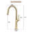 Brushed Gold Pull-down Single Handle Kitchen Faucet
