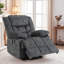 Fauteuil inclinable électrique de 93 cm de large avec massage et chauffage à 8 points, chargement USB et Type-C, deux poches latérales (ensemble de 2)-134053517