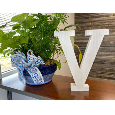 Text & Numbers Letter Block